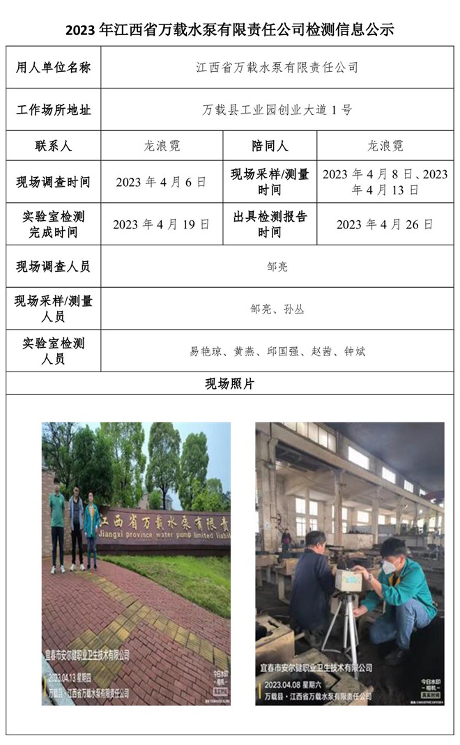2023年江西省萬載水泵有限責任公司檢測信息公示.jpg